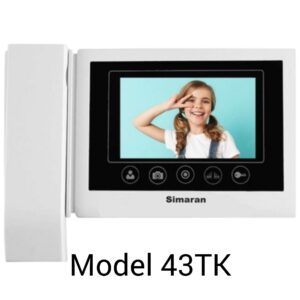 مانیتور آیفون تصویری سیماران مدل 43TK